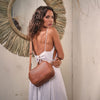 Bolso bandolera, Serie Eivissa. 22.5x17x7 cm