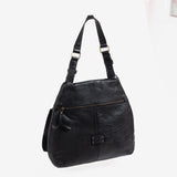 MOCHILA PIEL LAVADA PARA MUJER, 31x31x11 CM