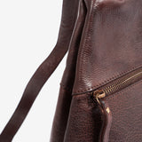 MOCHILA PIEL LAVADA PARA MUJER, 31x31x11 CM