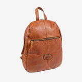 MOCHILA PIEL LAVADA PARA MUJER, 24x31x09 CM