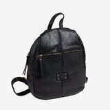 MOCHILA PIEL LAVADA PARA MUJER, 24x31x09 CM