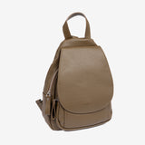 Backpack for women, khaki color, Reunion series. 24x30x12 cm