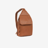 WOMEN'S BACKPACK, LEATHER COLOR, REUNION SERIES. 26x27x12cm