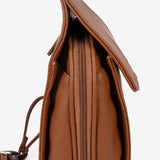 WOMEN'S BACKPACK, LEATHER COLOR, REUNION SERIES. 26x27x12cm