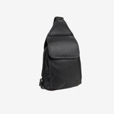 WOMEN'S BACKPACK, BLACK COLOR, REUNION SERIES. 26x27x12 cm