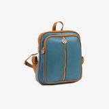 Backpack for women, blue, Faroe series. 25x26.5x06cm