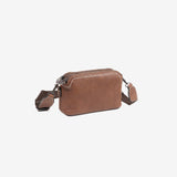 WOMEN'S CROSSBODY BAG, BROWN COLOR, MAHOGANY SERIES. 21.5x14x08 cm