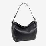 SHOULDER BAG WITH CROSSBODY BAG, BLACK COLOR, MAHOGANY SERIES. 30x26x11cm