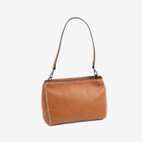 SHOULDER BAG WITH CROSSBODY BAG, LEATHER COLOR, MAHOGANY SERIES. 27.5x20x11cm