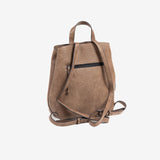 WOMEN'S BACKPACK, TAUPE COLOR, ALAMO SERIES. 24.5x28x10 cm