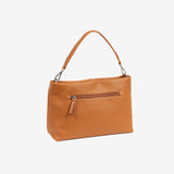 WOMEN'S BAG, LEATHER COLOR, ABLA SERIES. 28x19x11 CM