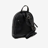 WOMEN'S BACKPACK, BLACK COLOR, ABLA SERIES. 26x28x12 CM