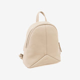 WOMEN'S BACKPACK, BEIGE COLOR, ABLA SERIES. 26x28x12 CM