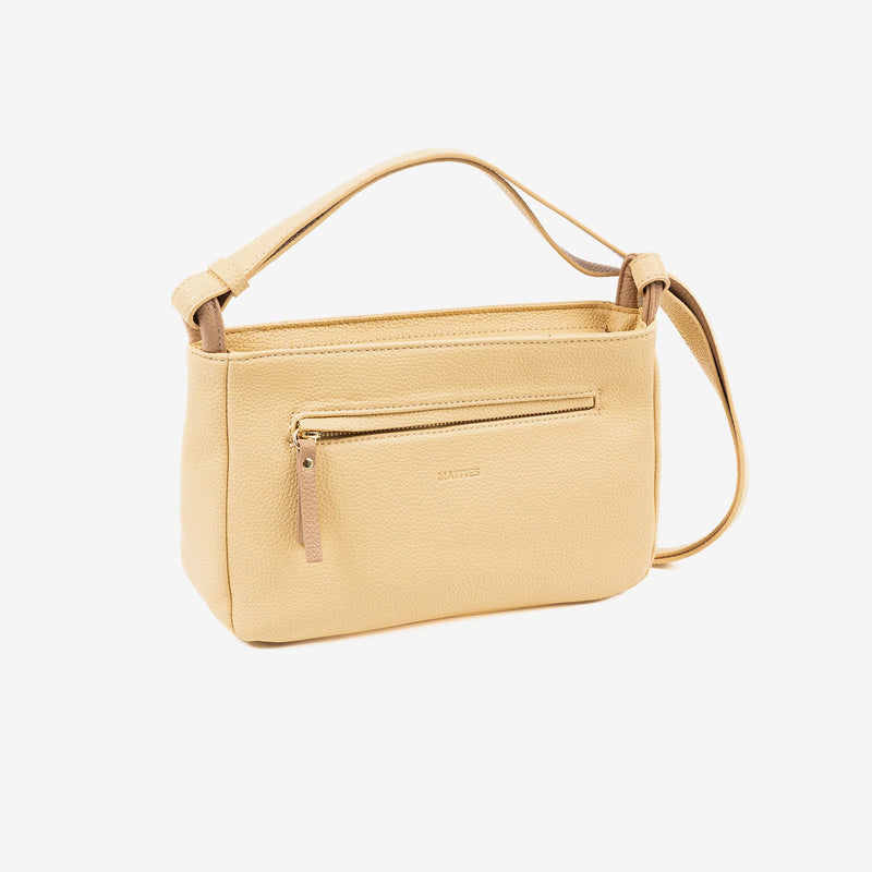 WOMEN'S BAG, MUSTARD COLOR, ADRA SERIES. 26x16x08 CM