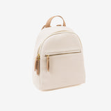 WOMEN'S BACKPACK, BEIGE COLOR, ADRA SERIES. 22.5x27.5x10 CM