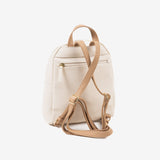 WOMEN'S BACKPACK, BEIGE COLOR, ADRA SERIES. 22.5x27.5x10 CM