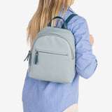 WOMEN'S BACKPACK, BLUE COLOR, ADRA SERIES. 22.5x27.5x10 CM