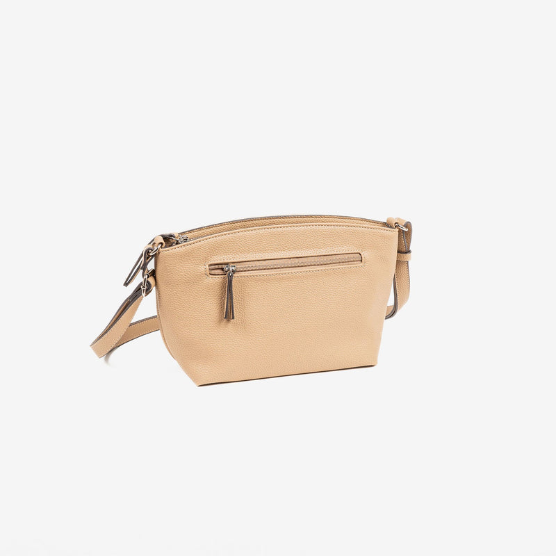 WOMEN'S BAG, CAMEL COLOR, ALBOX SERIES. 22x15x11 CM