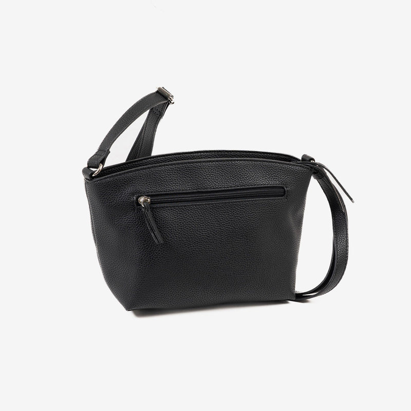 WOMEN'S BAG, BLACK COLOR, ALBOX SERIES. 22x15x11 CM