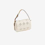 HAND BAG WITH SHOULDER STRAP, BEIGE COLOR, ALHAMA SERIES. 22x13x11 CM