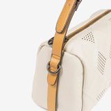 HAND BAG WITH SHOULDER STRAP, BEIGE COLOR, ALHAMA SERIES. 22x13x11 CM