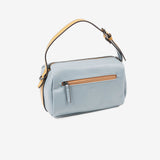 HAND BAG WITH SHOULDER STRAP, BLUE COLOR, ALHAMA SERIES. 22x13x11 CM