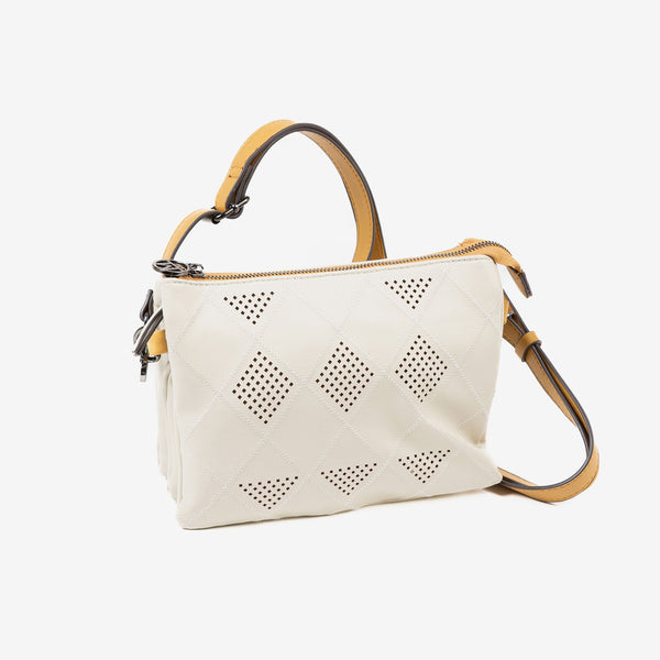 WOMEN'S BAG, BEIGE COLOR, ALHAMA SERIES. 22.5x16.5 CM