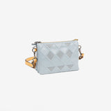 WOMEN'S BAG, BLUE COLOR, ALHAMA SERIES. 22.5x16.5 CM