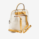 WOMEN'S BACKPACK, BEIGE COLOR, ALHAMA SERIES. 28x30x09 CM