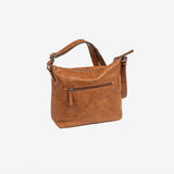 WOMEN'S BAG, LEATHER COLOR, ALMERIA SERIES. 25x24x11 CM