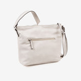 WOMEN'S BAG, BEIGE COLOR, ALMERIA SERIES. 25x24x11 CM