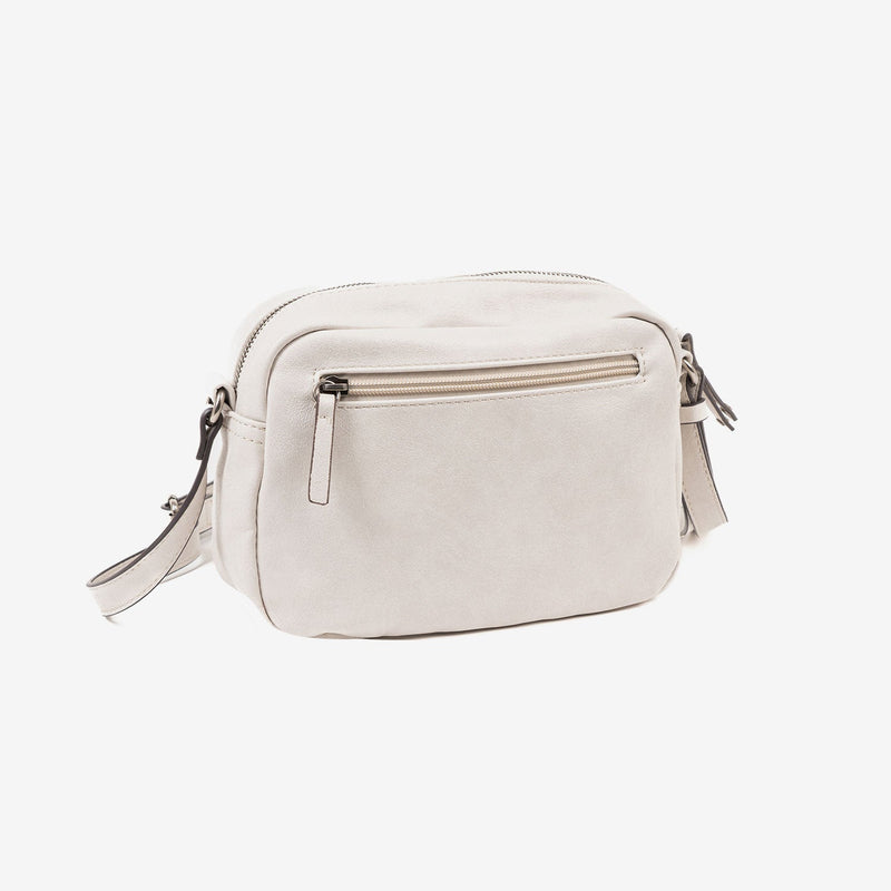 WOMEN'S BAG, BEIGE COLOR, ALMERIA SERIES. 21.5x16x09 CM