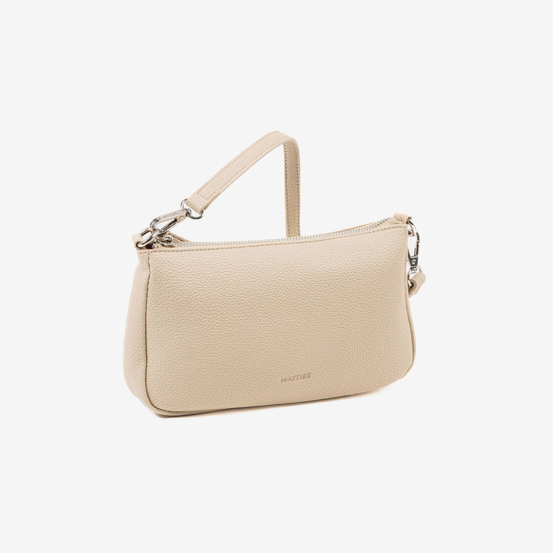 SHOULDER BAG WITH STRAP, BEIGE COLOR, BEIRES SERIES. 23x13x03 CM