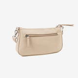 SHOULDER BAG WITH STRAP, BEIGE COLOR, BEIRES SERIES. 23x13x03 CM