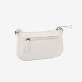 SHOULDER BAG WITH STRAP, WHITE COLOR, BEIRES SERIES. 23x13x03 CM