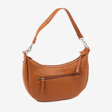 SHOULDER BAG WITH STRAP, LEATHER COLOR, BEIRES SERIES. 24.5x14x4.5 CM