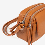 WOMEN'S BAG, LEATHER COLOR, BEIRES SERIES. 19x12.5x08 CM