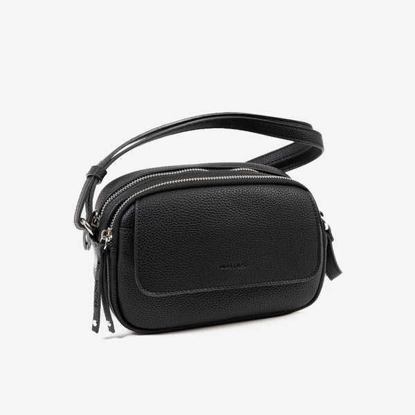 WOMEN'S BAG, BLACK COLOR, BEIRES SERIES. 19x12.5x08 CM