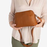 WOMEN'S BAG, LEATHER COLOR, BEIRES SERIES. 25x16x08 CM