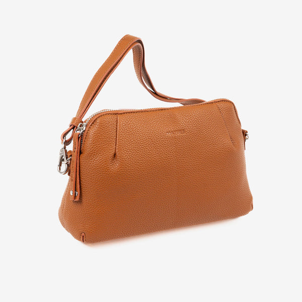 WOMEN'S BAG, LEATHER COLOR, BEIRES SERIES. 25x16x08 CM