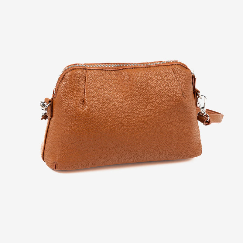 WOMEN'S BAG, LEATHER COLOR, BEIRES SERIES. 25x16x08 CM