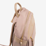 WOMEN'S BACKPACK, CAMEL COLOR, BERJA SERIES. 25x31x11 CM