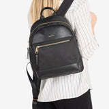 WOMEN'S BACKPACK, BLACK COLOR, BERJA SERIES. 25x31x11 CM