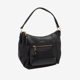 BOLSO DE HOMBRO CON BANDOLERA, SERIE BERJA. 26.5x24x13 CM