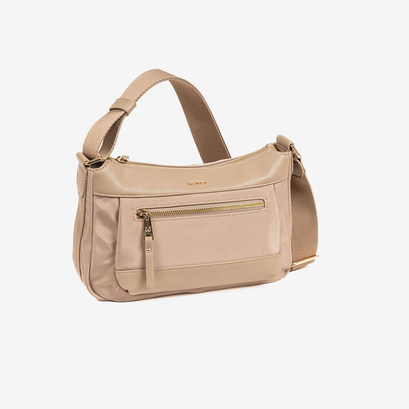 WOMEN'S BAG, CAMEL COLOR, BERJA SERIES. 27x18x10 CM