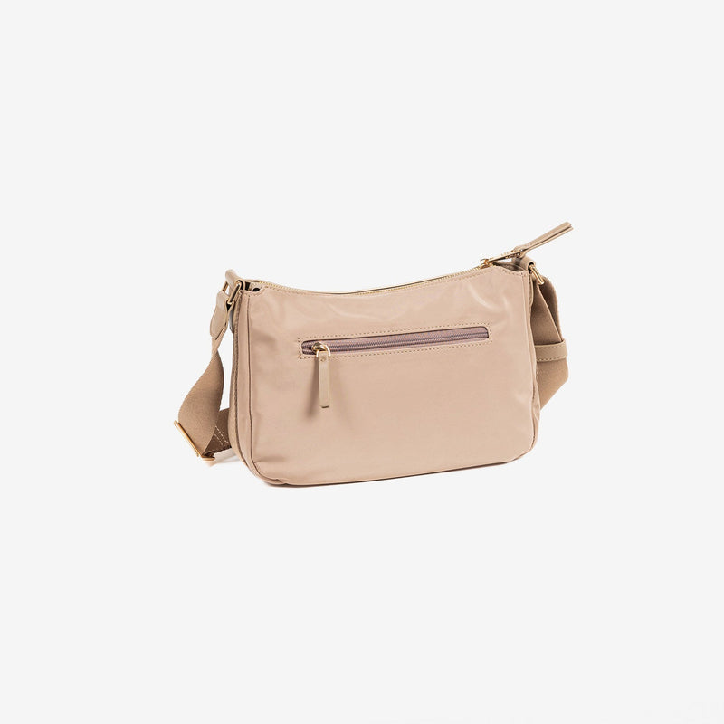 WOMEN'S BAG, CAMEL COLOR, BERJA SERIES. 27x18x10 CM