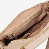 WOMEN'S BAG, CAMEL COLOR, BERJA SERIES. 27x18x10 CM