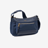 WOMEN'S BAG, BLUE COLOR, BERJA SERIES. 27x18x10 CM