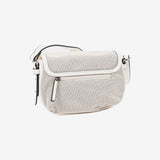 BOLSO DE HOMBRO CON BANDOLERA, SERIE DALIAS. 23x13x11 CM
