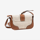 WOMEN'S BAG, LEATHER COLOR, GADOR SERIES. 27x16x10 CM